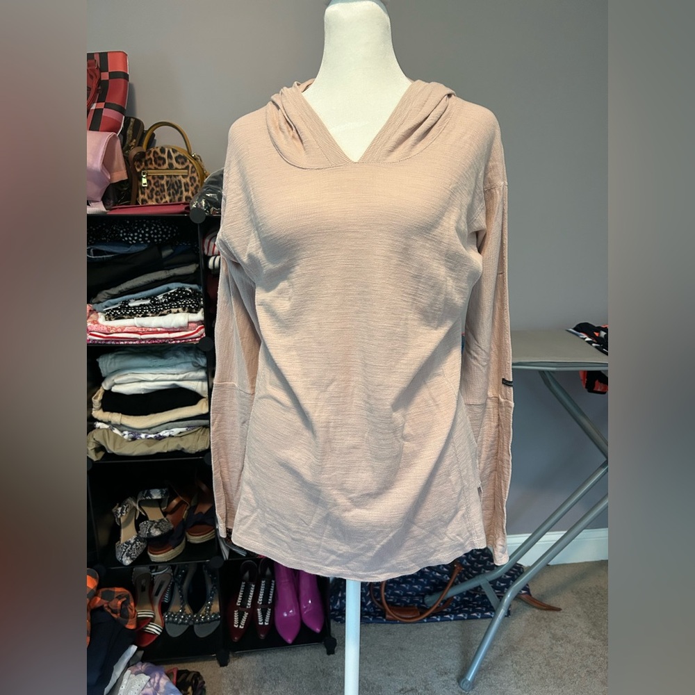 Women's Pink Hooded Top
